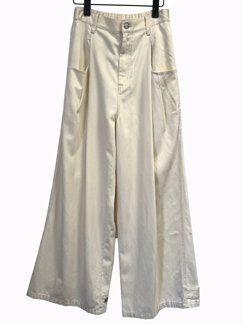 ウォッシュドタックワイドパンツ /3855-279BT